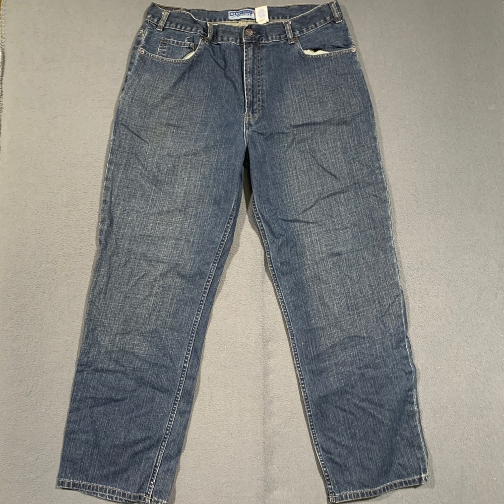 Old Navy Regular Jeans Men 38x32 Blue Straight Leg Cotton Denim Y2K Dad Classic